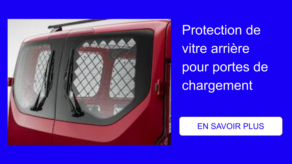 Protection de vitre arrière pour portes de chargement